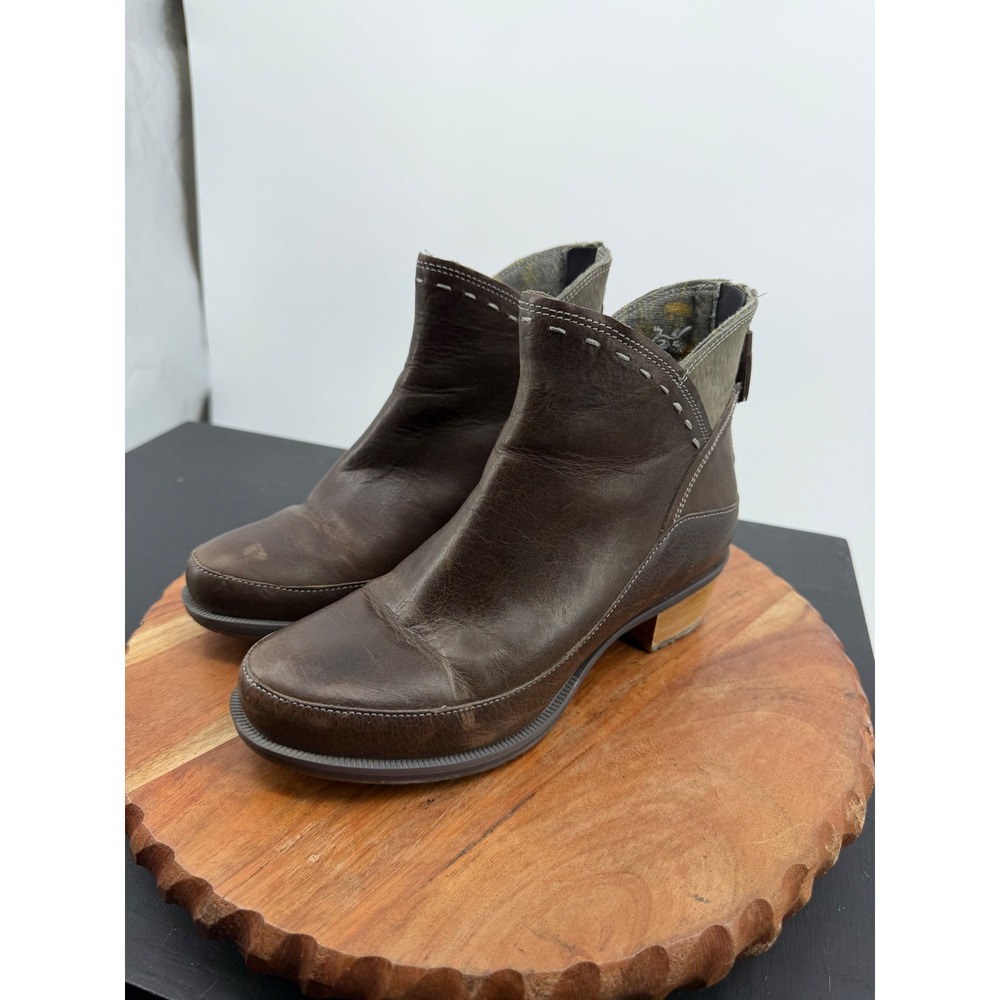 Chaco Cataluna Ankle Boots Women 6.5 Brown Leather Tassel JCH107488